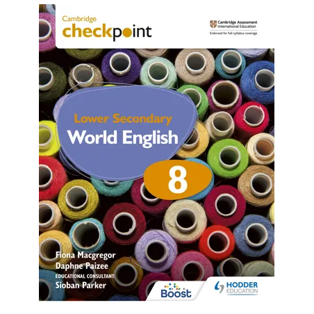 Hodder - Cambridge Checkpoint Lower Secondary World English (Student's Book + Workbook) 8