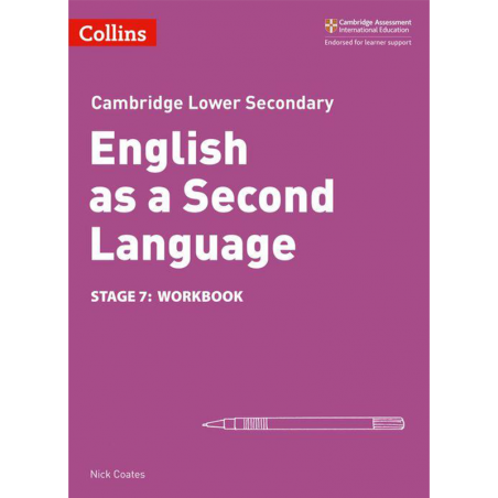 Collins Cambridge Lower Secondary English as a Second Language - Workbook: Stage 7
